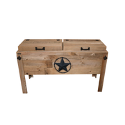 Rustic Double Coolers - Barbed Wire - HRCODB004B 