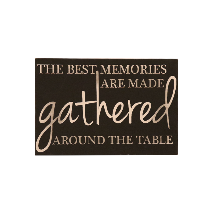 12" x18" Sign -"The best memories are made..."