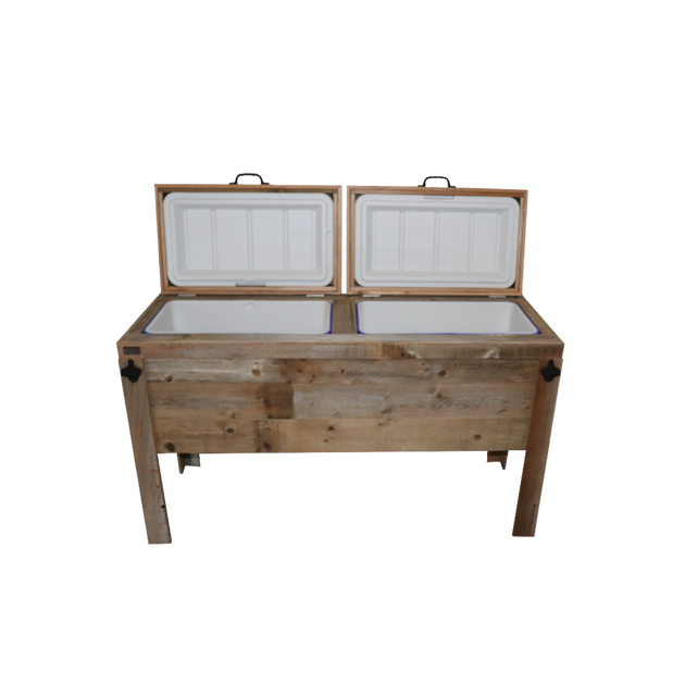 Double Cooler Bottle Opener & Handle Black