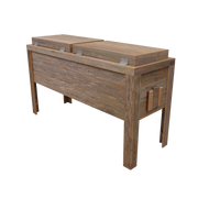 Rustic Double Coolers - Barbed Wire - HRCODB004B 5