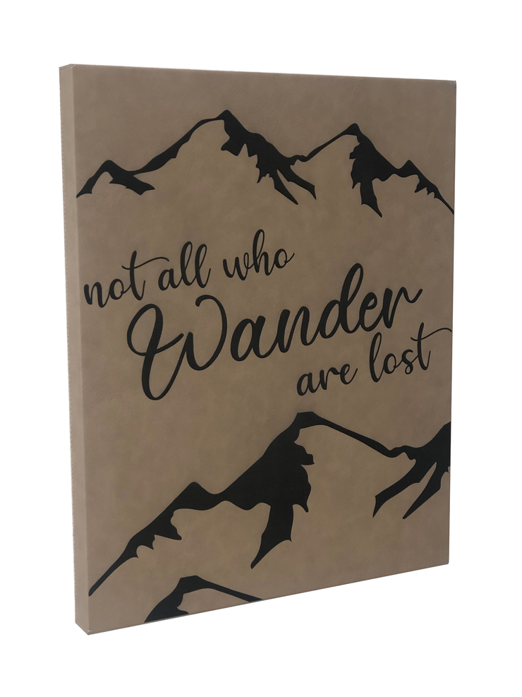 20” x 16” Sign – Not all who wander…”